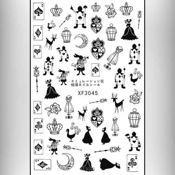 $1 NAIL STICKER SHEET. NEW. $1 WITH ANY $10 ORDER OR MORE - Picture 3 of 16